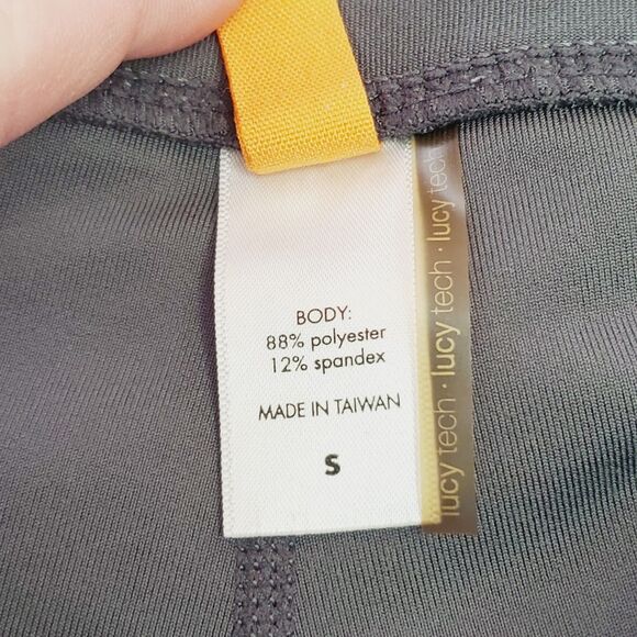 LUCY GREY FLARED YOGA PANTS WOMENS LEGGINGS WORKOUT ACTIVE WEAR SZ SMALL TALL - Picture 3 of 7